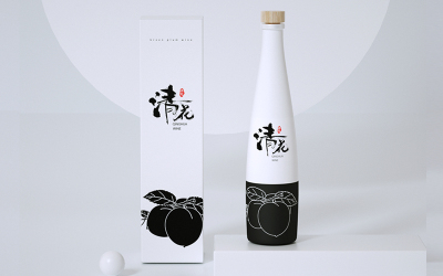 日系青梅酒包装设计