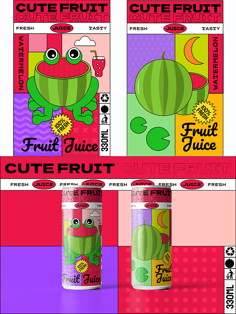 快消品水果饮料包装图4