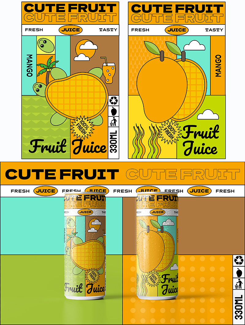 快消品水果饮料包装图2