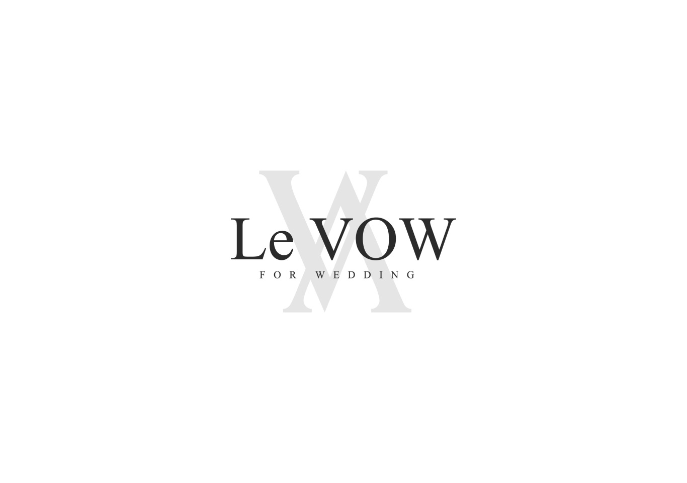 LeVOW婚纱品牌LOGO设计图3