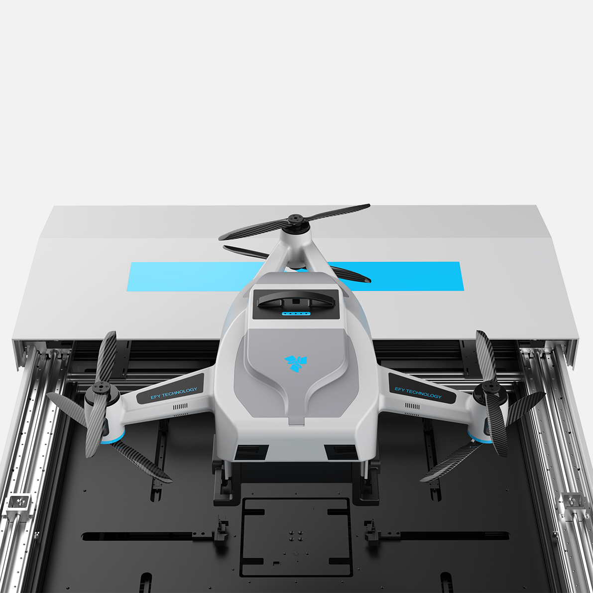一飞智控（天津）科技有限公司无人机自动机场&无人机-造型&结构设计图7