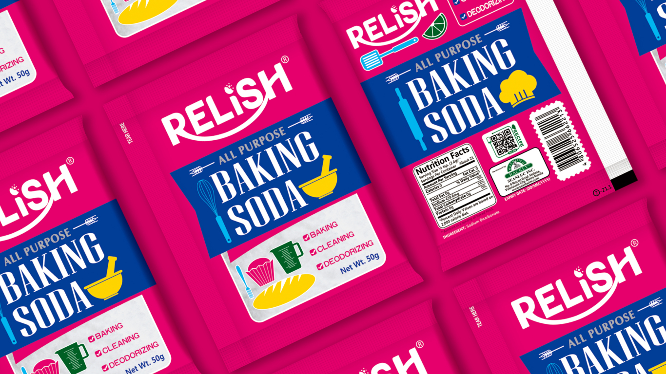 菲律宾RELISH食品 苏打粉 包装设计图9