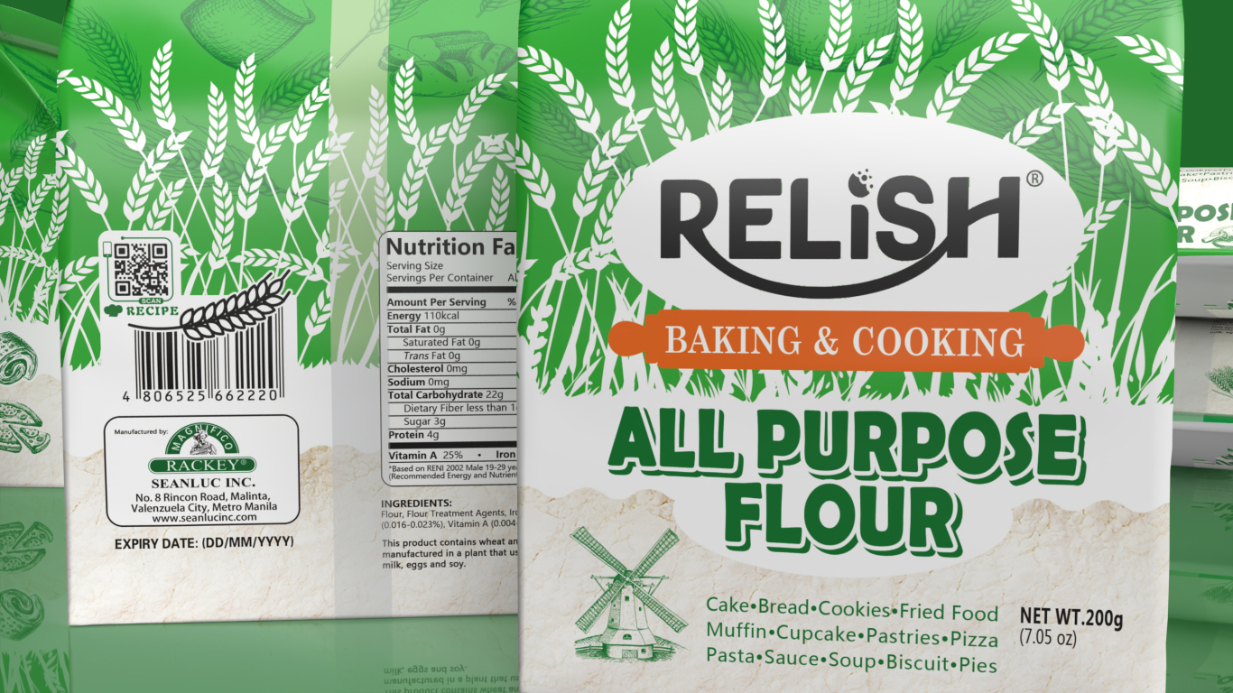 菲律賓RELISH食品面粉包裝設計圖1