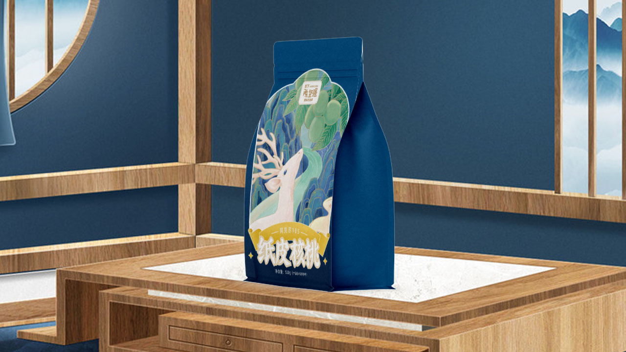 国潮风手绘插画包装设计零食坚果包装设计图5