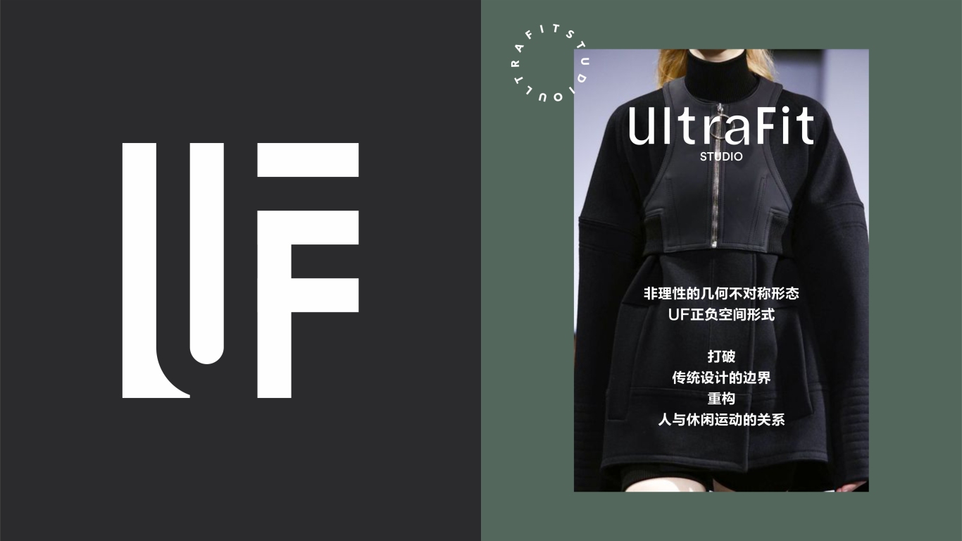 UltraFit潮牌服裝LOGO設計-VI延展設計圖3