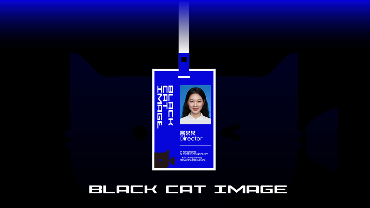 黑猫影像LOGO/VI设计图6