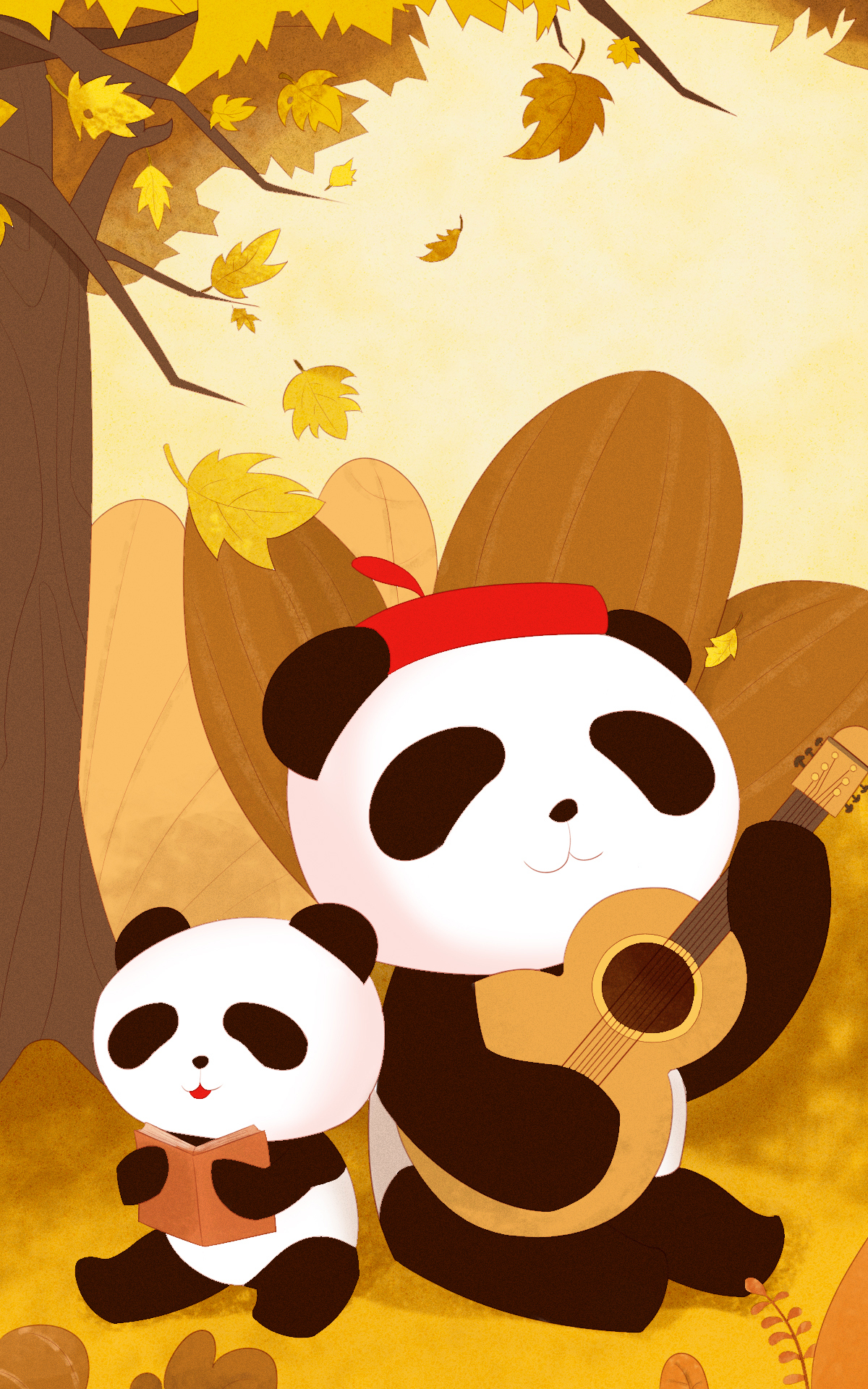 吉祥物 卡通画 可爱 熊猫 插画图2