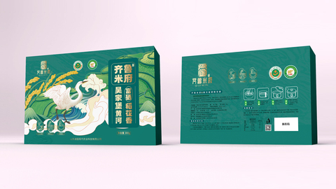 齐鲁米府大米包装设计