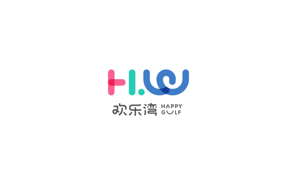 欢乐湾旅游品牌logo设计