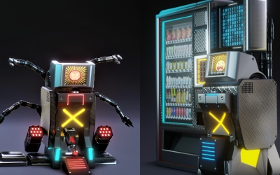科幻特工级变形自动贩卖机