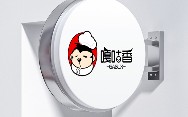 嘎咕香logo設計
