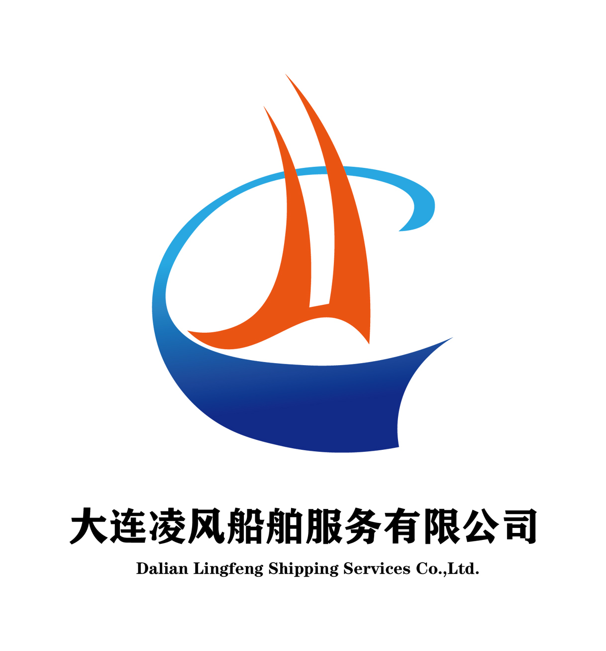 大连凌风船舶服务有限公司logo设计图0