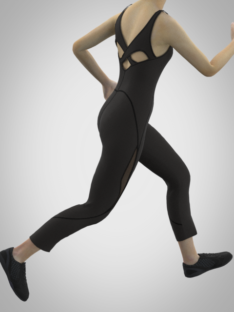 虚拟3d服装瑜伽服运动服常服定制图5