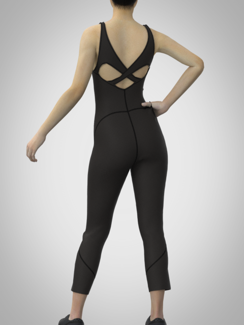 虚拟3d服装瑜伽服运动服常服定制图0