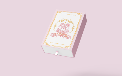 星夜彩虹lolita鞋盒包装设计