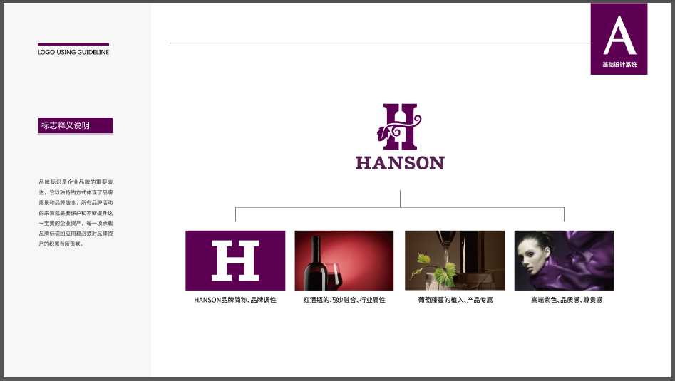 HANSON高端红酒品牌商标设计中标图0