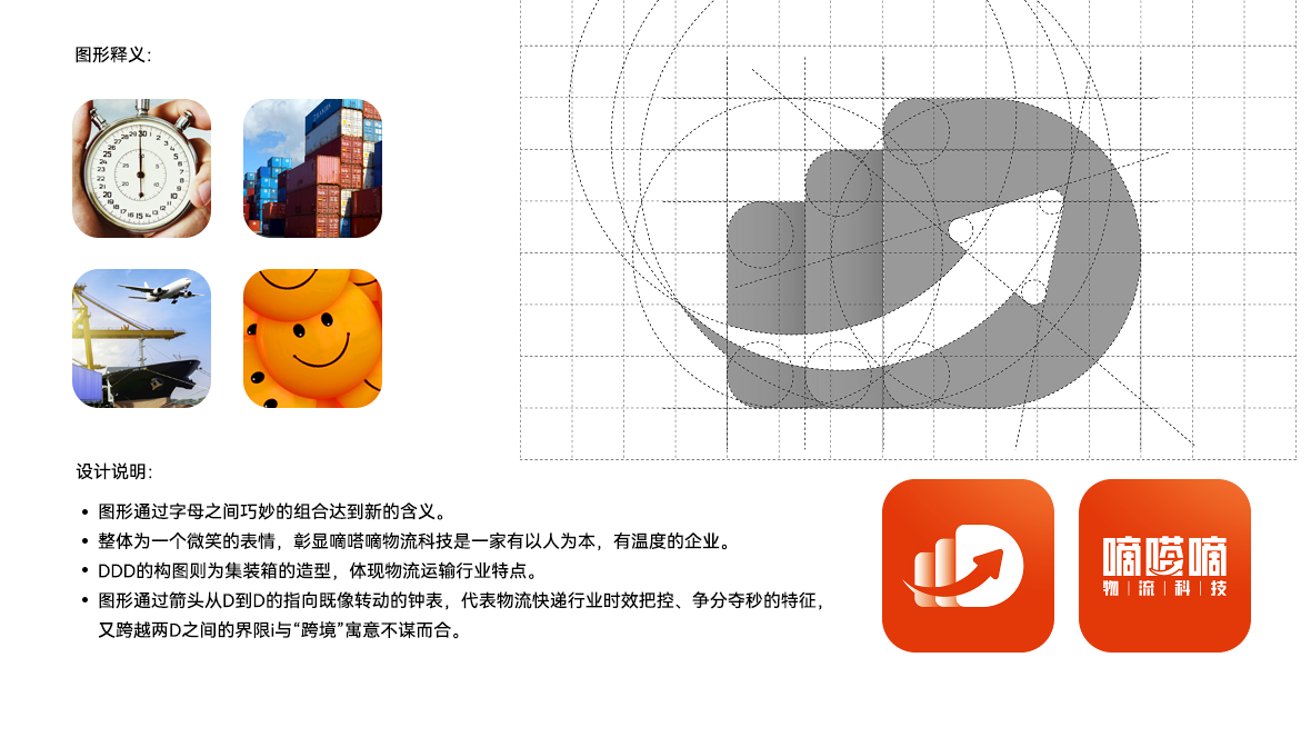深圳市嘀嗒嘀物流科技logo设计图2
