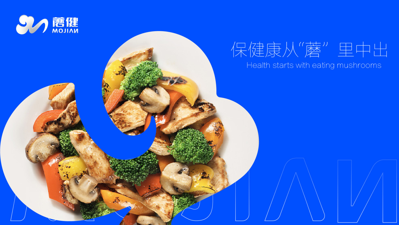 蘑健 医疗科技 保健食品  logo vi 设计图3