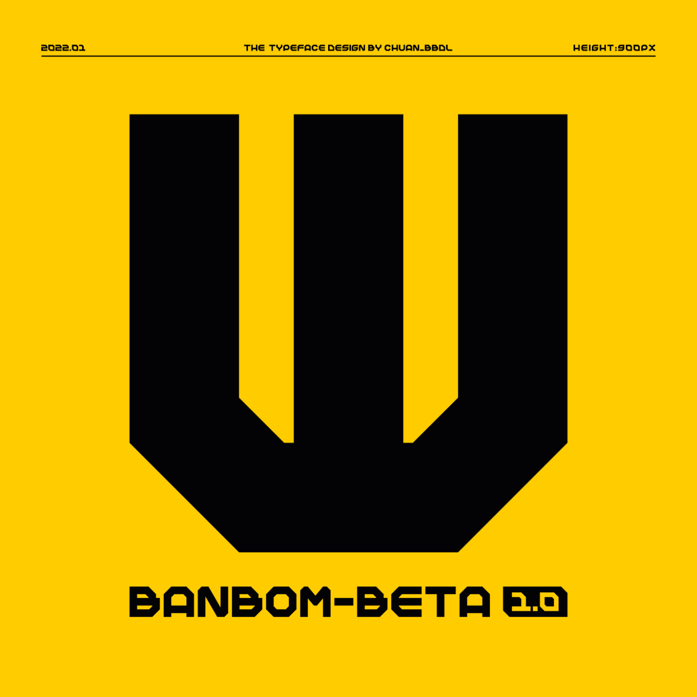 【字体】Banbom-Beta1.0英文字体设计图6