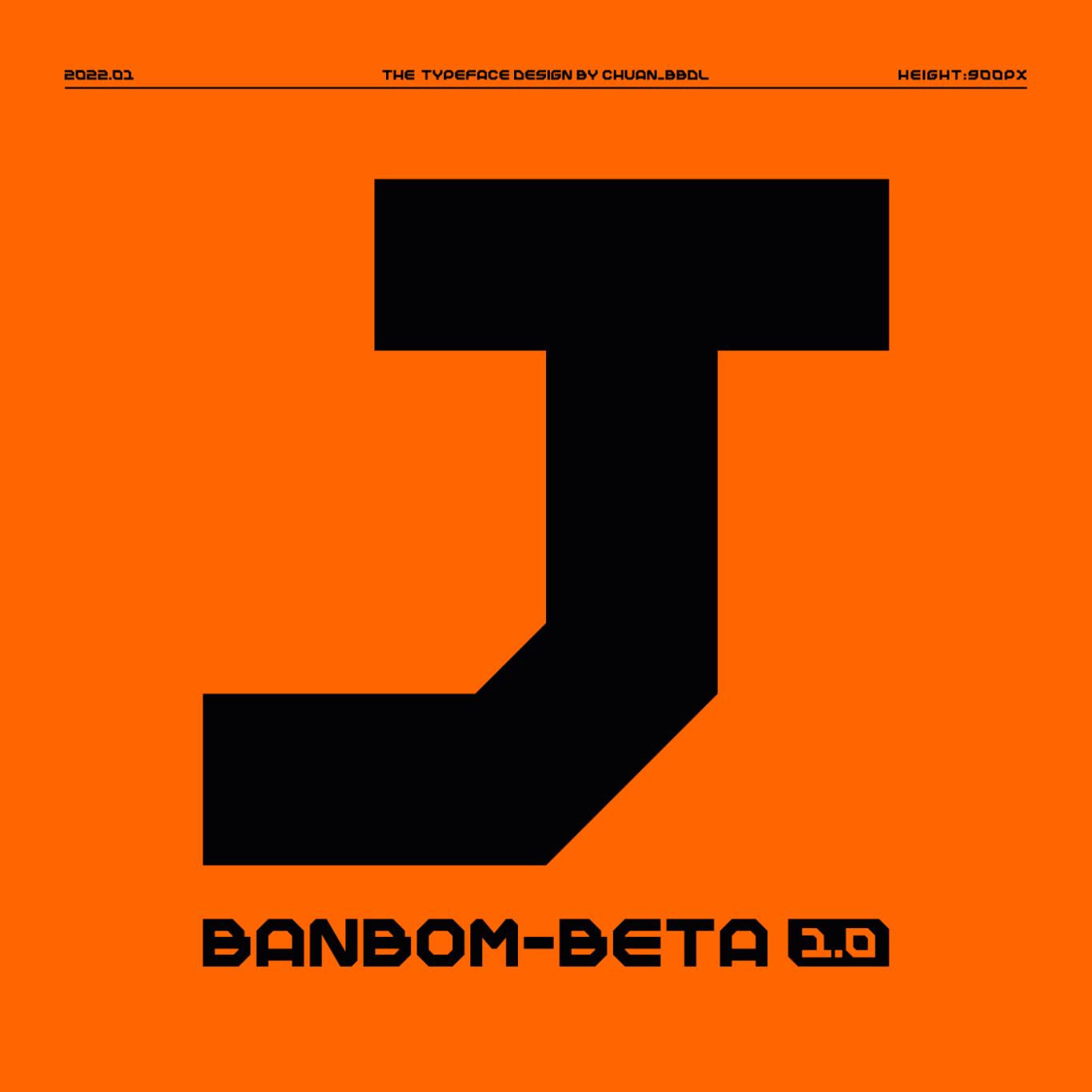 【字体】Banbom-Beta1.0英文字体设计图5