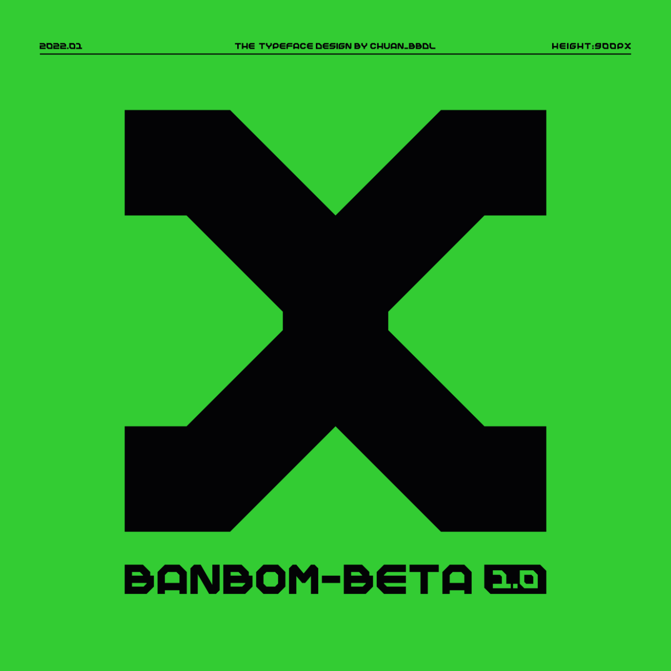 【字体】Banbom-Beta1.0英文字体设计图4
