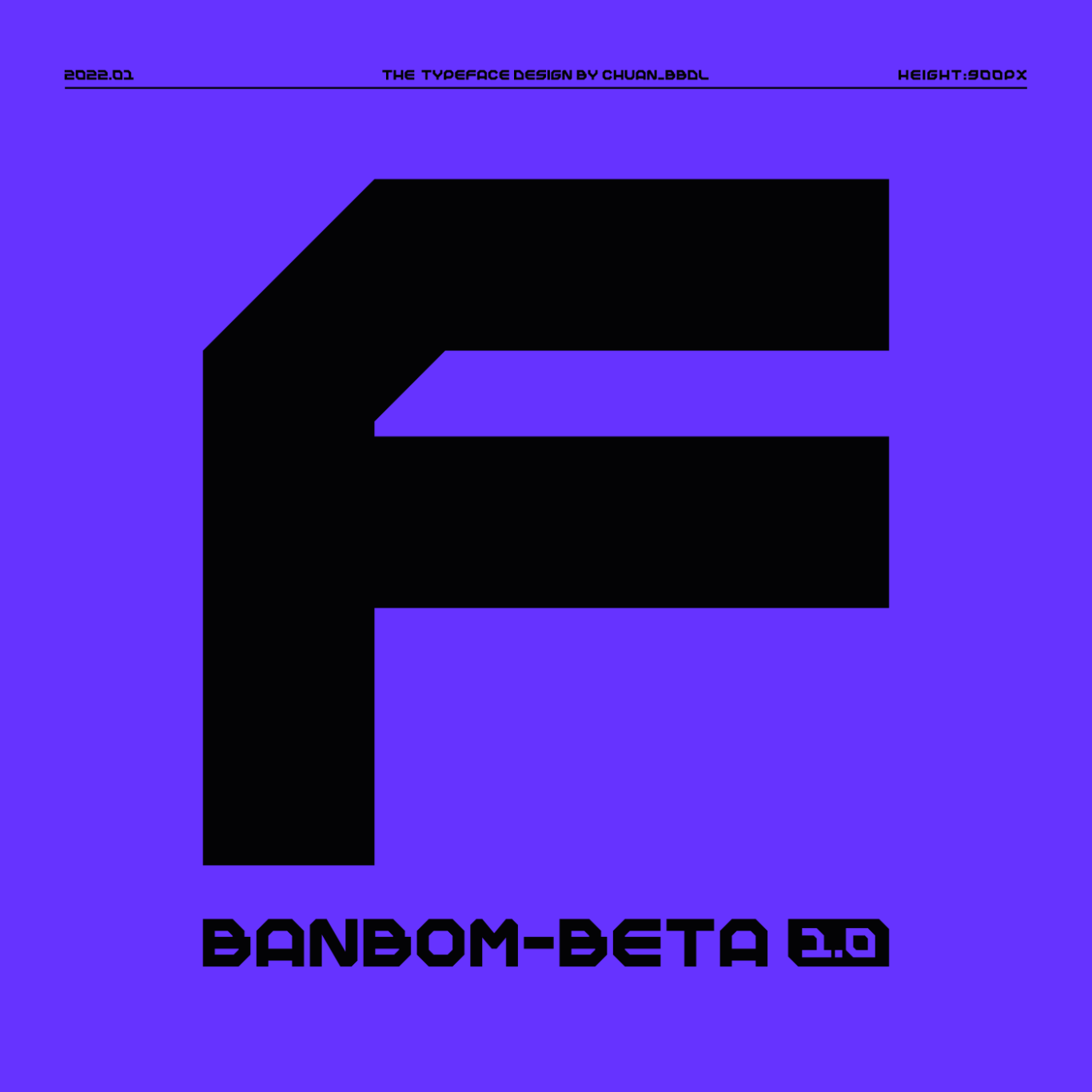 【字体】Banbom-Beta1.0英文字体设计图8
