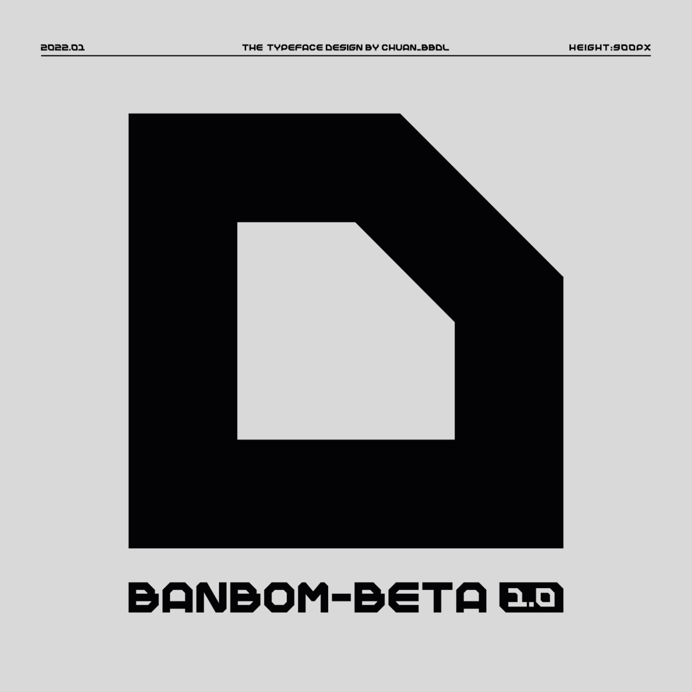 【字体】Banbom-Beta1.0英文字体设计图9