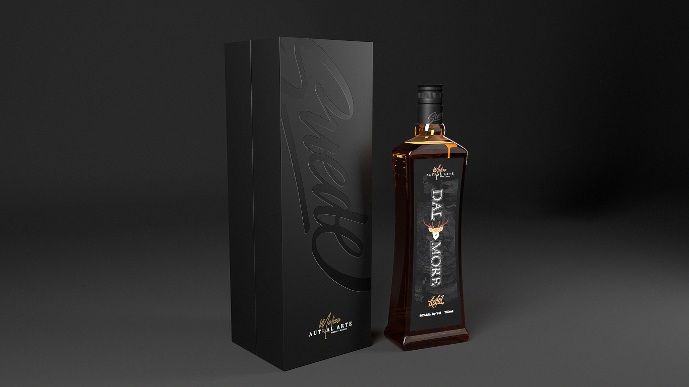 威士忌產品包裝設計圖1