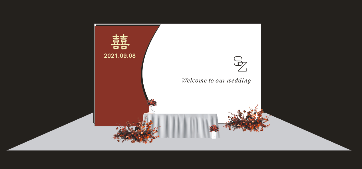 婚礼、海报、名片设计图5