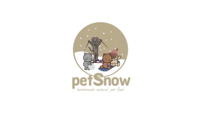 petsnow宠物食品类LOGO设计
