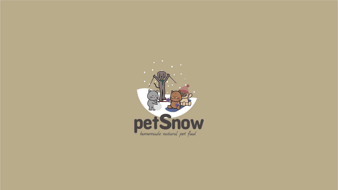 petsnow宠物食品类LOGO设计中标图1