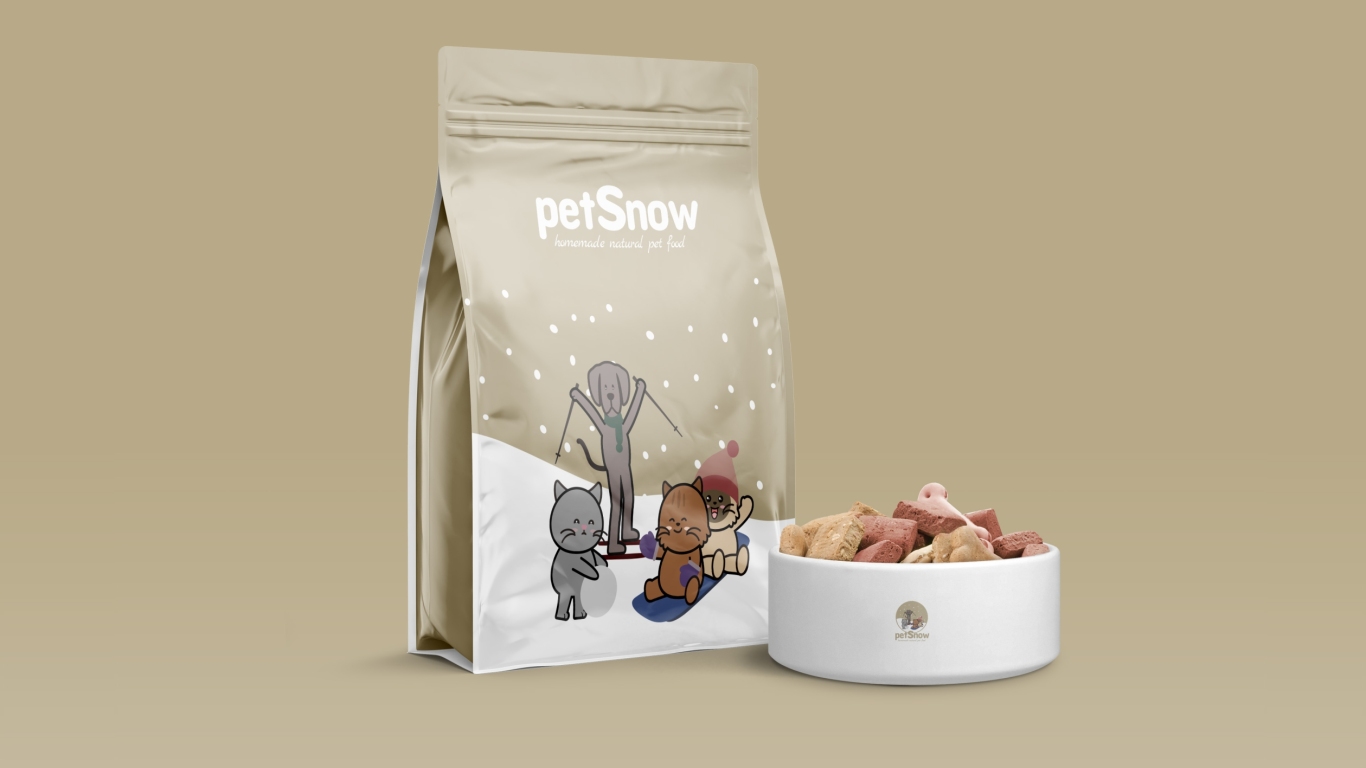 petsnow寵物食品類LOGO設計中標圖4