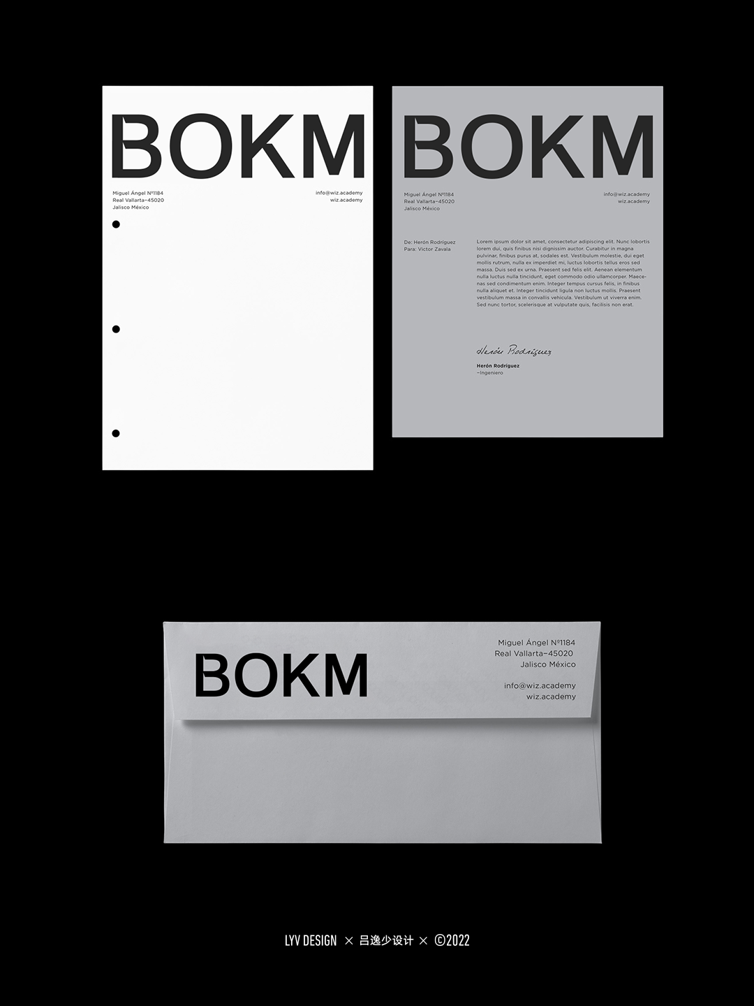 BOKM男装logo设计图4