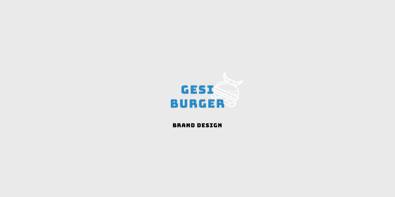 GESIburger漢堡品牌LOGO設計圖0