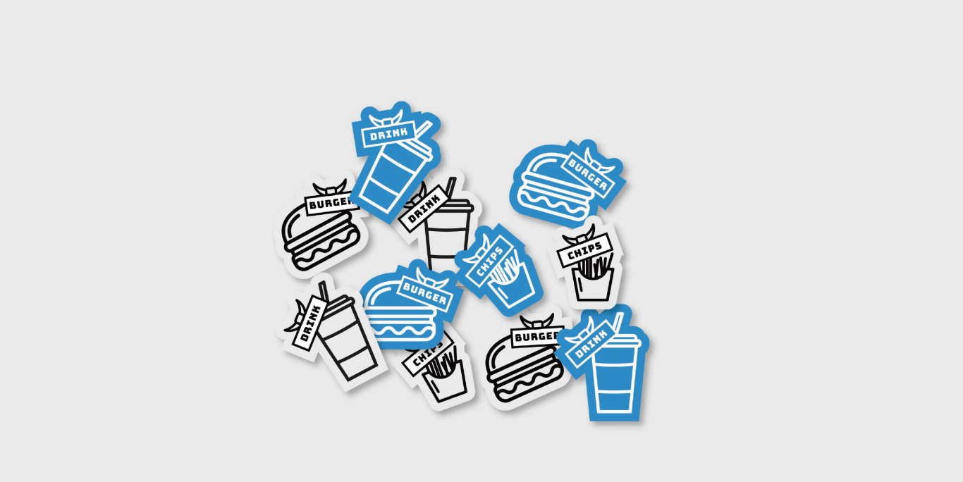 GESIburger漢堡品牌LOGO設計圖5
