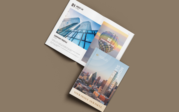 画册设计-前海百达全球化投资理财金融服务机构