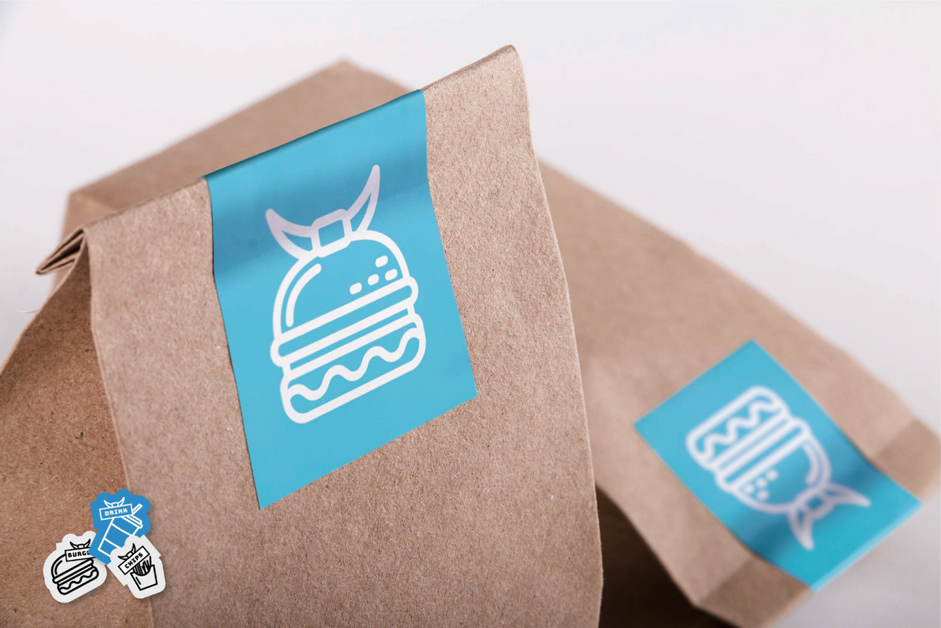GESIburger漢堡品牌LOGO設計圖6
