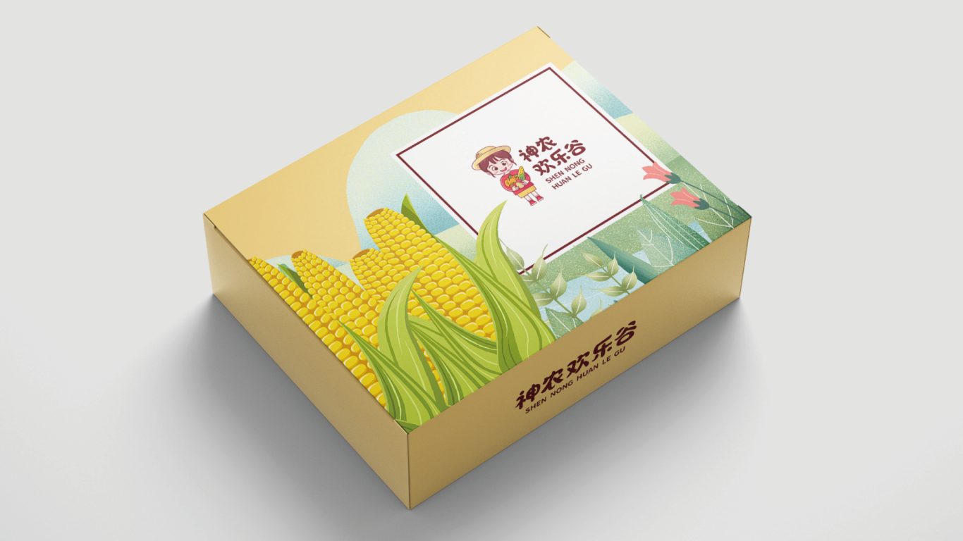 神农欢乐谷农产品类LOGO设计中标图3