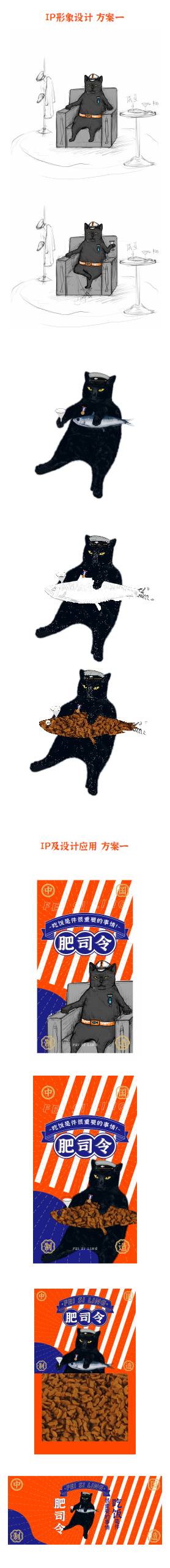 肥司令猫粮品牌形象设计图1