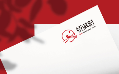 悅滿村logo提案設計