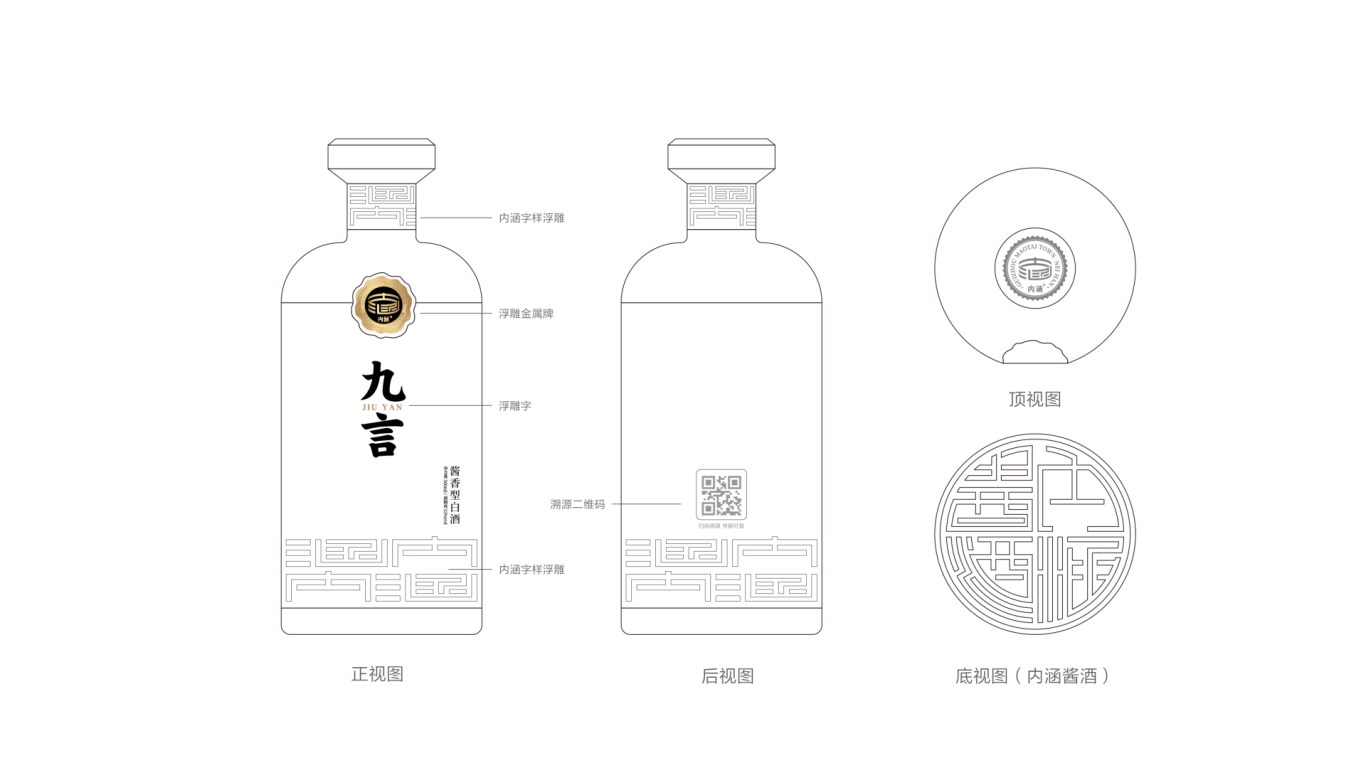 内涵酒业包装瓶型设计图3