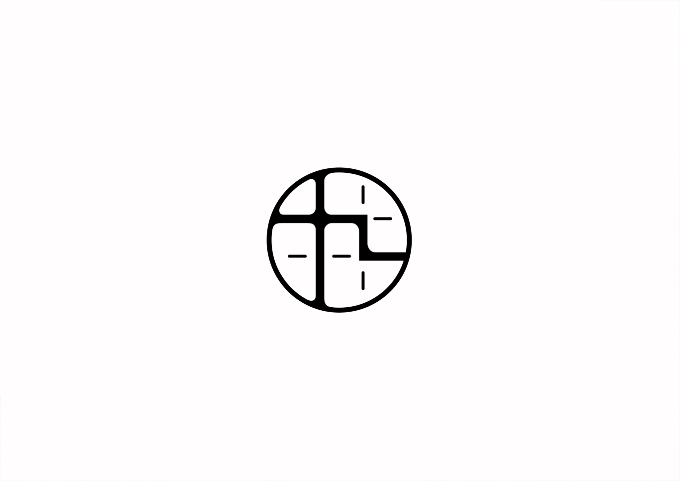 九宫格洞子老火锅logo设计图1