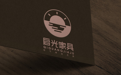 启光家具logo设计