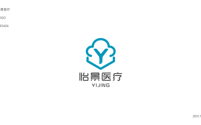 怡景医疗logo设计