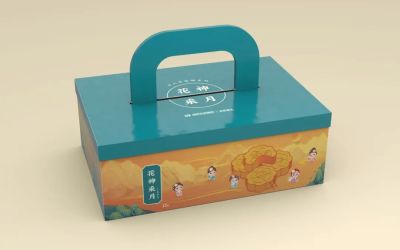 花神月餅禮盒包裝設計