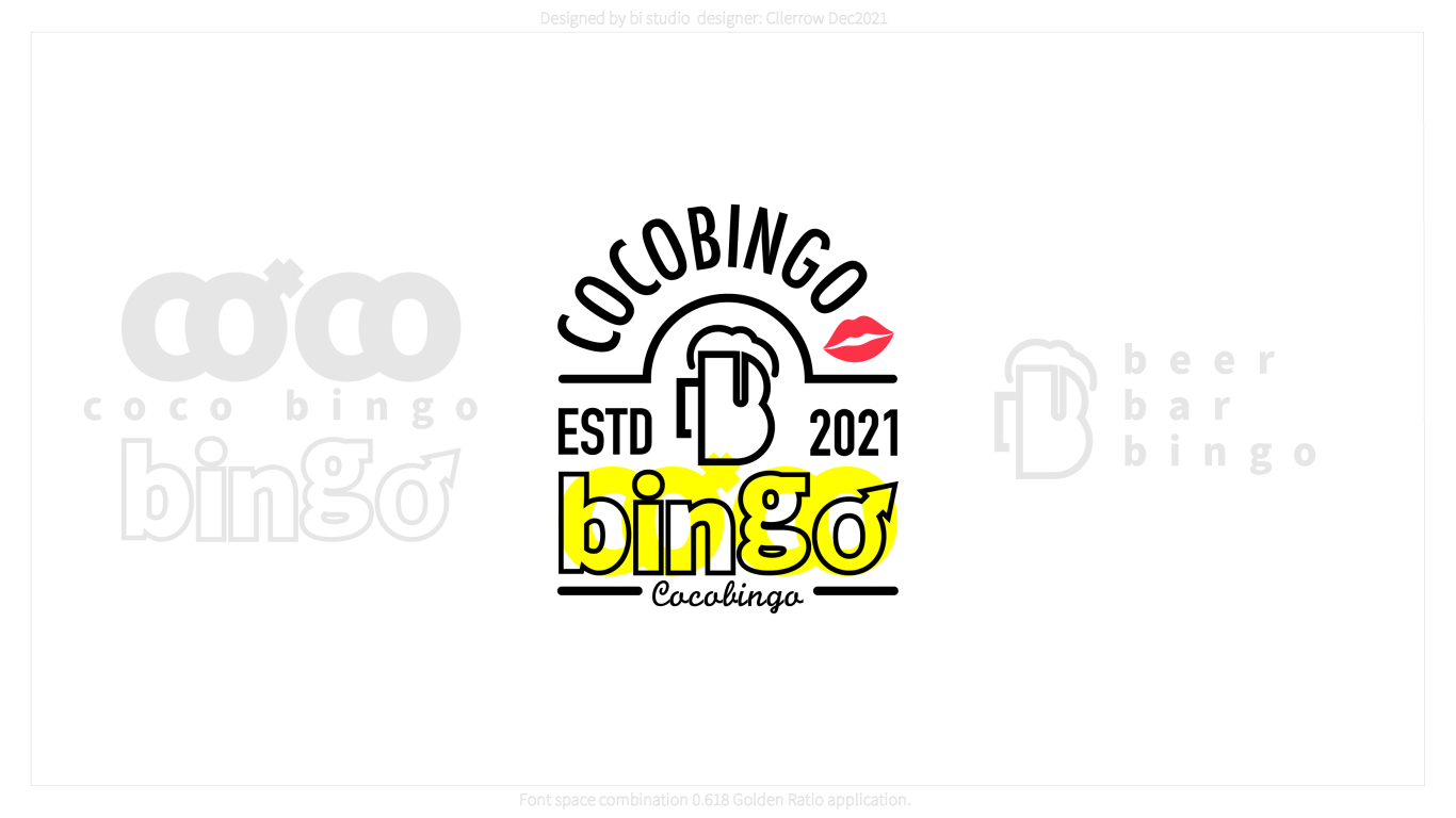 COCO BINGO酒吧品牌logo&包装设计图1