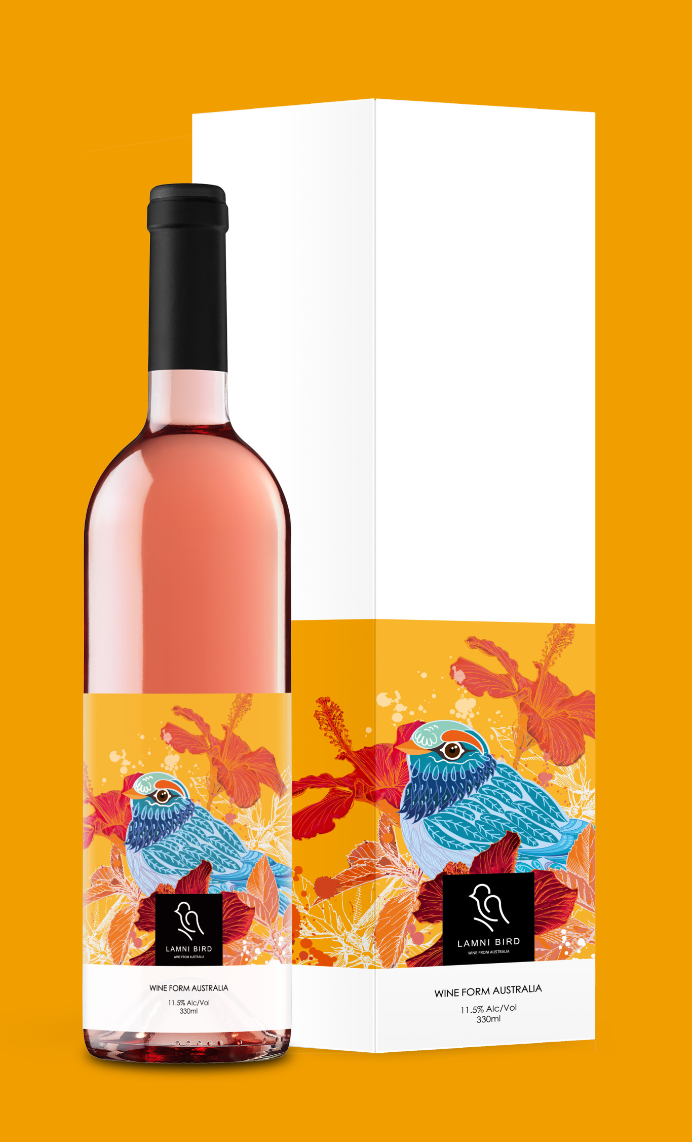LAMNI BIRD兰尼鸟红酒 品牌形象设计图7