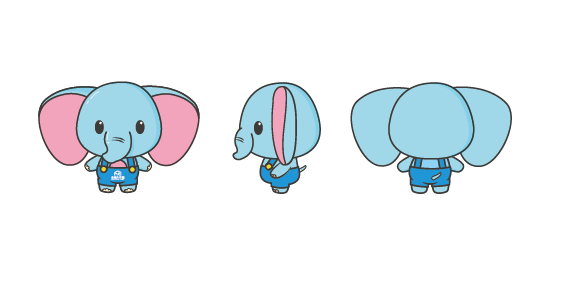大象卡通吉祥物图0