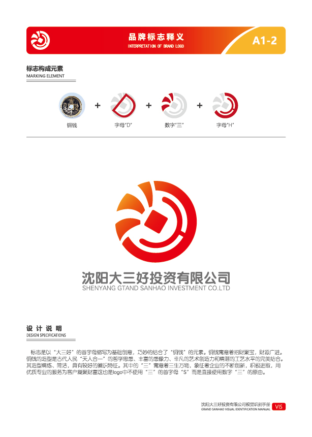 沈阳大三好投资有限公司logo设计方案图4