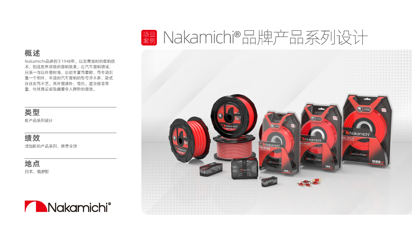 Nakamichi®品牌产品系列设计图0
